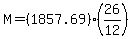 M=%281857.69%29%2826%2F12%29