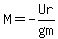 M=-Ur%2Fgm