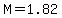 M=1.82