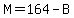 M=164-B