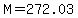 M=272.03