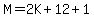 M=2K%2B12%2B1