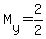 M%5By%5D+=+2%2F2
