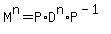 M%5En+=+P%2AD%5En%2AP%5E%28-1%29