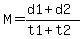 \"M+=+%28d1%2Bd2%29%2F%28t1%2Bt2%29\"