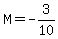 M+=+-3%2F10