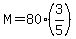 M+=+80%283%2F5%29