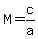 M+=+c%2Fa