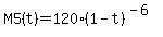 M5%28t%29=120%281-t%29%5E%28-6%29