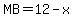 MB=12-x