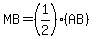 MB+=+%281%2F2%29%28AB%29