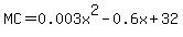 MC=0.003x%5E2-0.6x%2B32