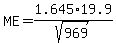 ME+=+1.645%2A19.9%2Fsqrt%28969%29