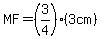 MF=%283%2F4%29%283cm%29