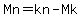 Mn=kn-Mk