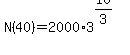 N%2840%29+=+2000%2A3%5E%2810%2F3%29