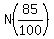 N%2885%2F100%29