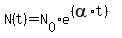\"N%28t%29=N%5B0%5De%5E%28%28alpha%2At%29%29\"