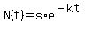 N%28t%29=s%2Ae%5E%28-kt%29