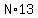 N%2A13