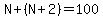 N%2B%28N%2B2%29=100%7D%7D%0D%0A%7B%7B%7B2N%2B2=100
