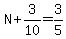 N%2B3%2F10=3%2F5