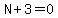 N%2B3=0