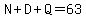N%2BD%2BQ=63