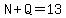 N%2BQ=13