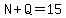 N%2BQ=15