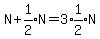 N%2Bexpr%281%2F2%29N=3%2Aexpr%281%2F2%29N