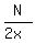 N%2F%282x%29