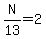 N%2F13=2