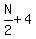 N%2F2+%2B+4