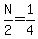 N%2F2+=+1%2F4
