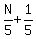 N%2F5%2B1%2F5