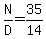 N%2FD+=+35%2F14