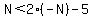 N%3C2%28-N%29-5