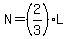 \"N=%282%2F3%29%2AL\"