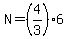 N=%284%2F3%296