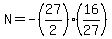 N=-%2827%2F2%29%2816%2F27%29