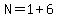 N=1%2B6