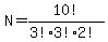 N=10%21%2F%283%21%2A3%21%2A2%21%29