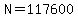 N=117600