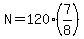 N=120%287%2F8%29