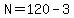 N=120-3