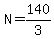 N=140%2F3