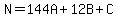 N=144A%2B12B%2BC