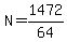 N=1472%2F64