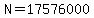 N=17576000